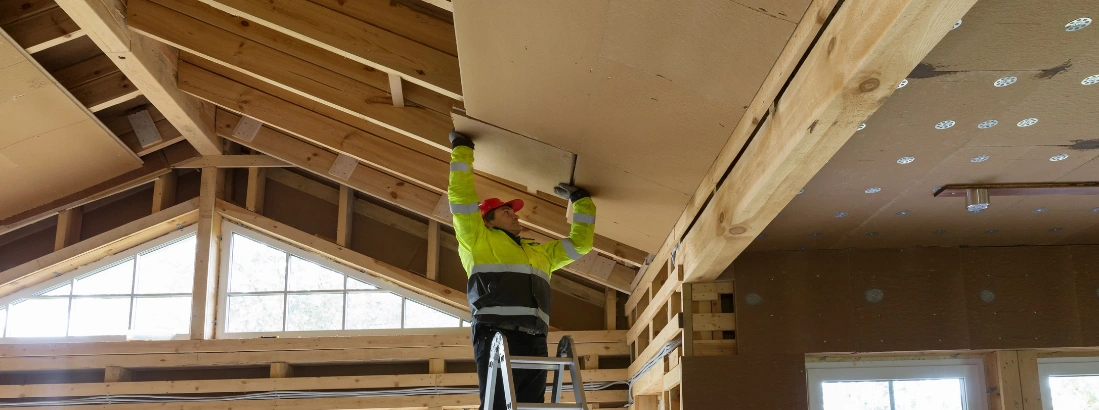 Attic insulation project completed for a Los Angeles property