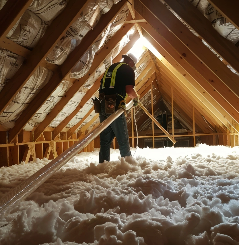 Attic insulation installation in Los Angeles
