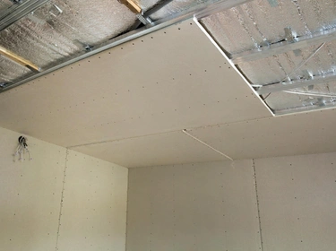Ceiling insulation installed in a Los Angeles home