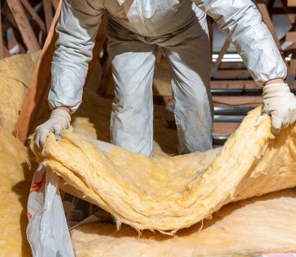 Insulation removal and replacement project