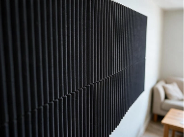 Soundproofing materials installed inside a Los Angeles property